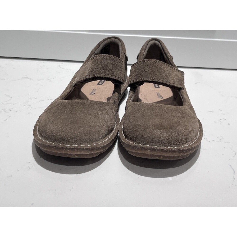 Clarks Collection Women’s 9.5 Brown Suede Mary Jane Shoes Comfort Walking